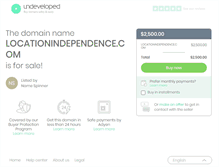 Tablet Screenshot of locationindependence.com
